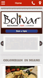 Mobile Screenshot of bolivarmiamibeach.com